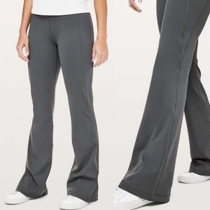 LULULEMON Grey Flare Pant SIZE 8